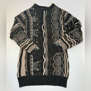 Cotton On Garments "Coogi Style" men’s knit sweater size small
